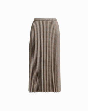 Anne Klein Plaid Pleated Skirt