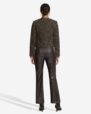 Anne Klein Framed Button Jacket