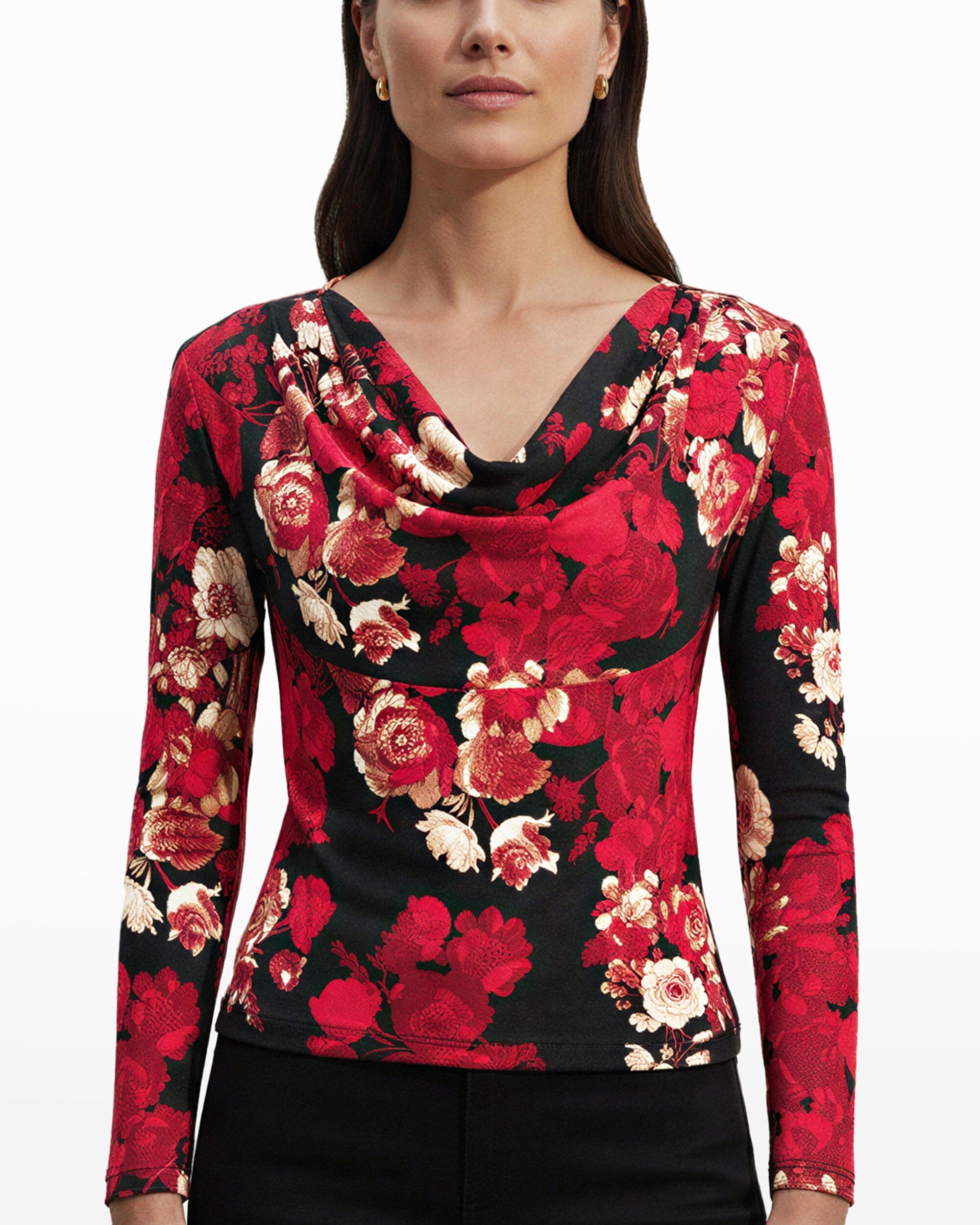 Anne Klein Cowl Neck Top