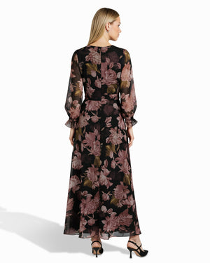 Anne Klein Plus Bell Cuff Faux Wrap Dress