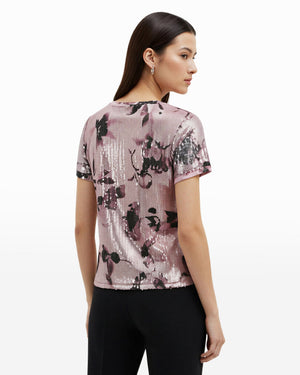 Anne Klein Short Sleeve Banded Tee