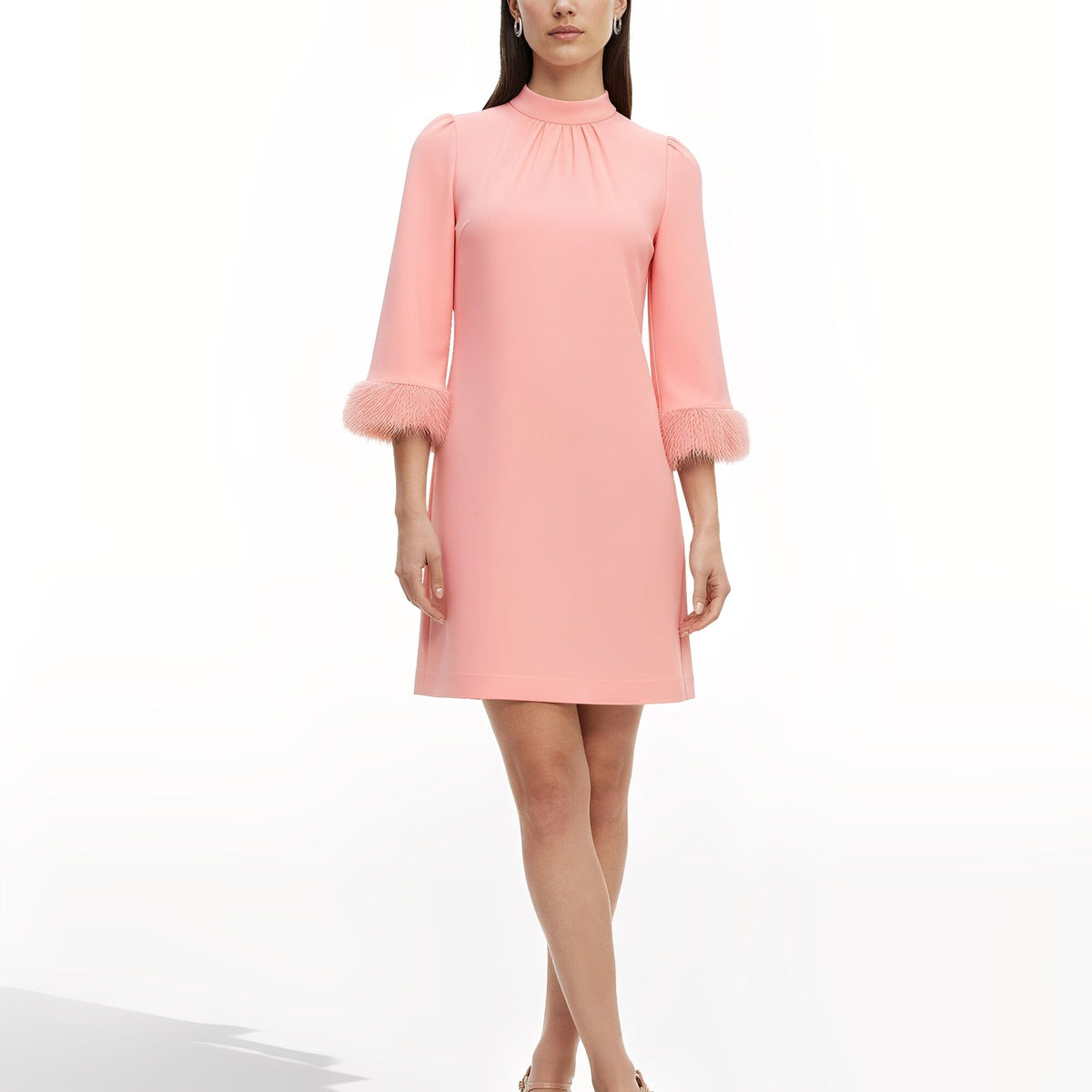 Anne Klein Petite Mock Neck Sheath Dress - Blossom