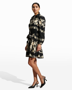 Anne Klein Tered Collared Shirt Dress