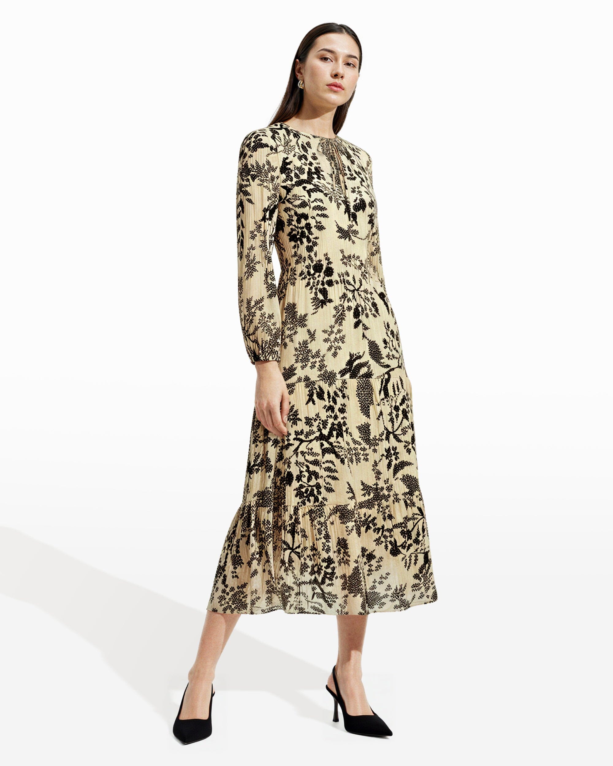 Anne Klein Plus Tiered Patio Dress