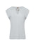 Anne Klein Soft Aloe Textured Crepe Keyhole Top