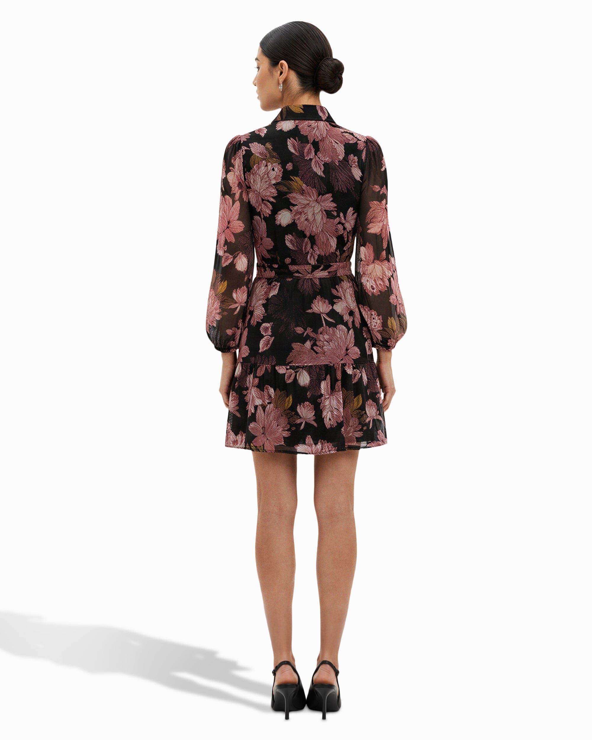 Anne Klein Tiered Shirt Dress