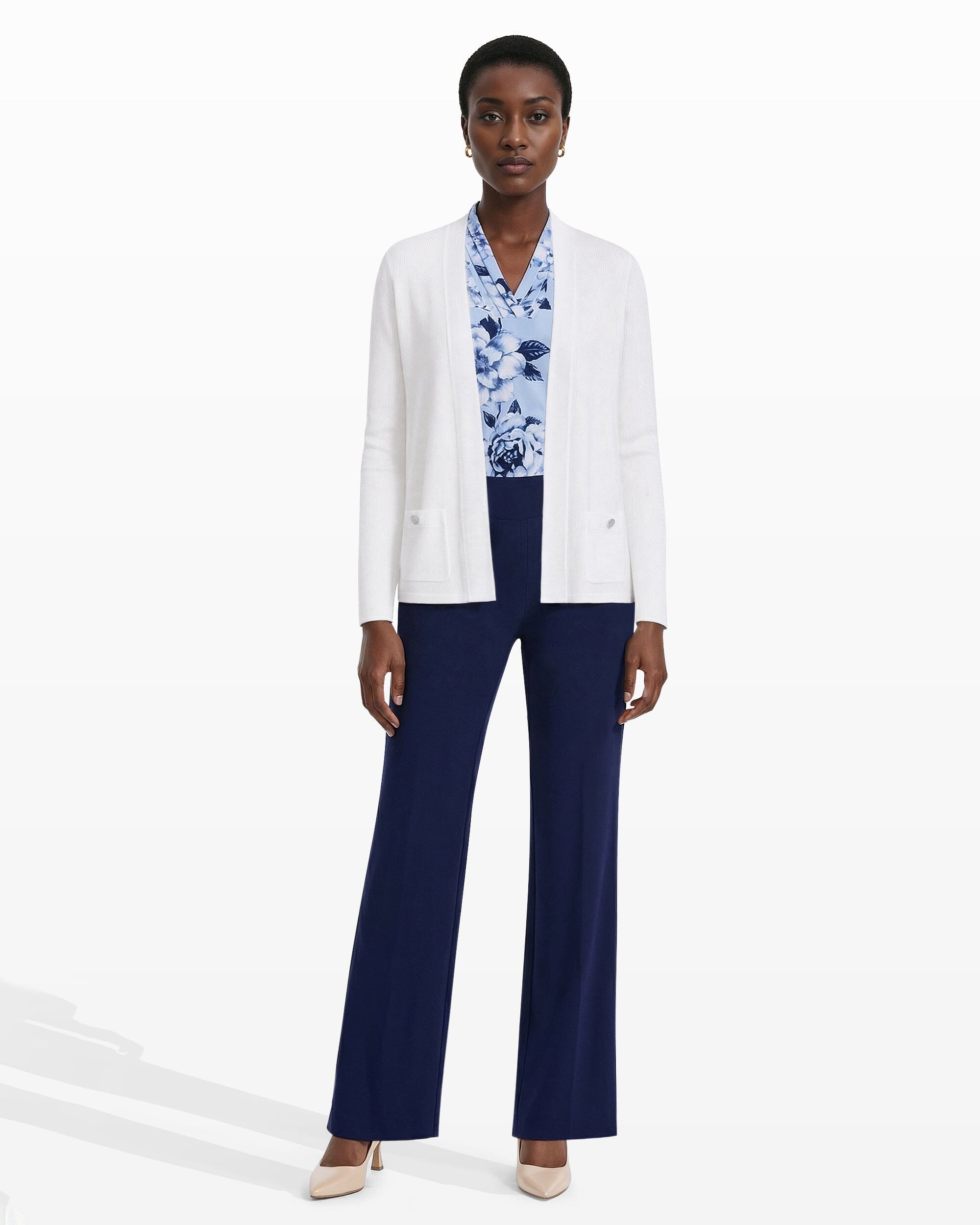 Anne Klein Malibu Kissing Front Cardigan