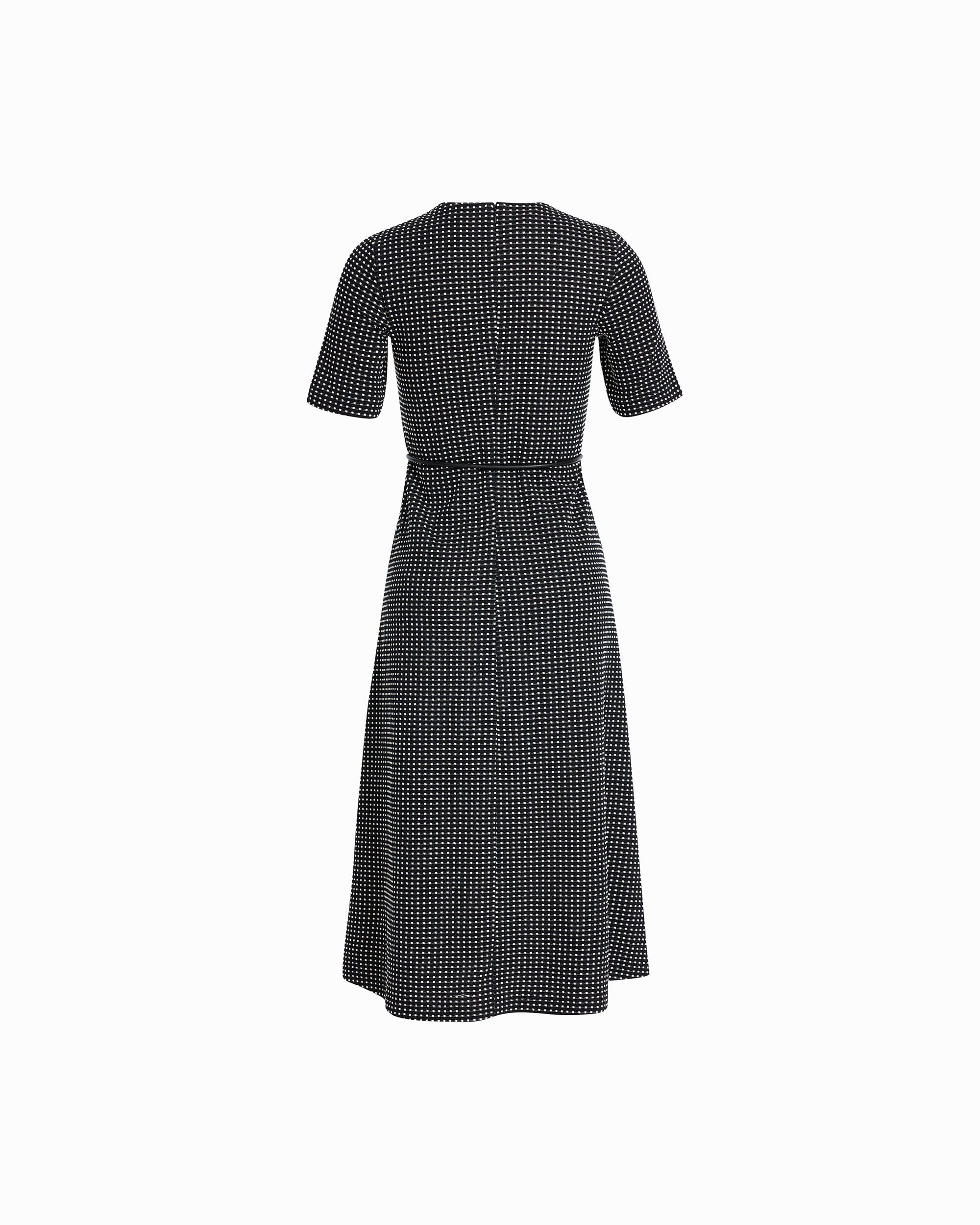 Anne Klein Crew Neck Midi Dress