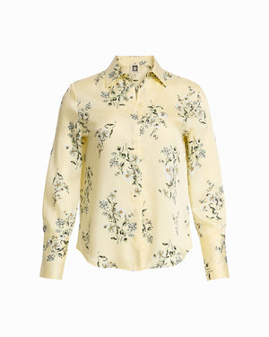 Anne Klein Button Front Collared Blouse