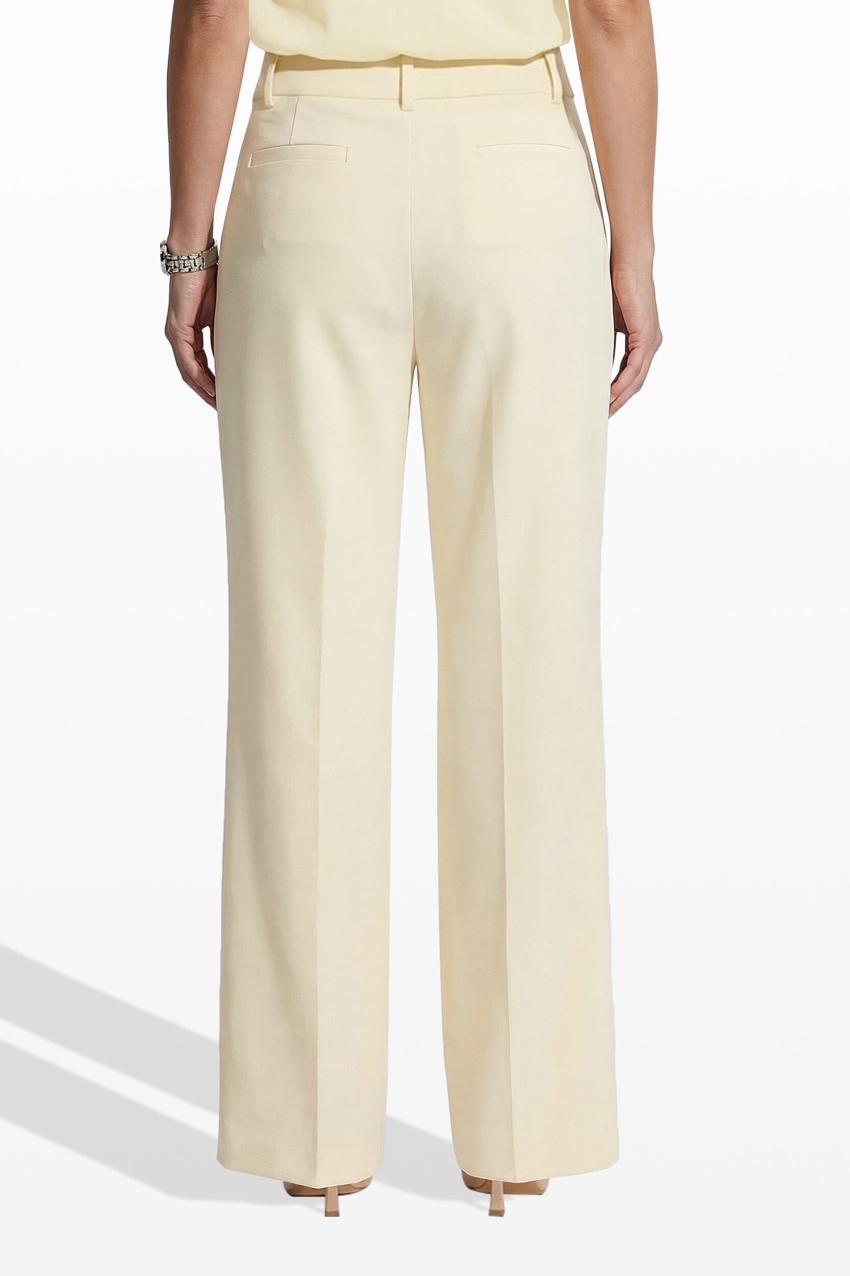 Anne Klein Pull on Flap Pocket Wide Leg Pant