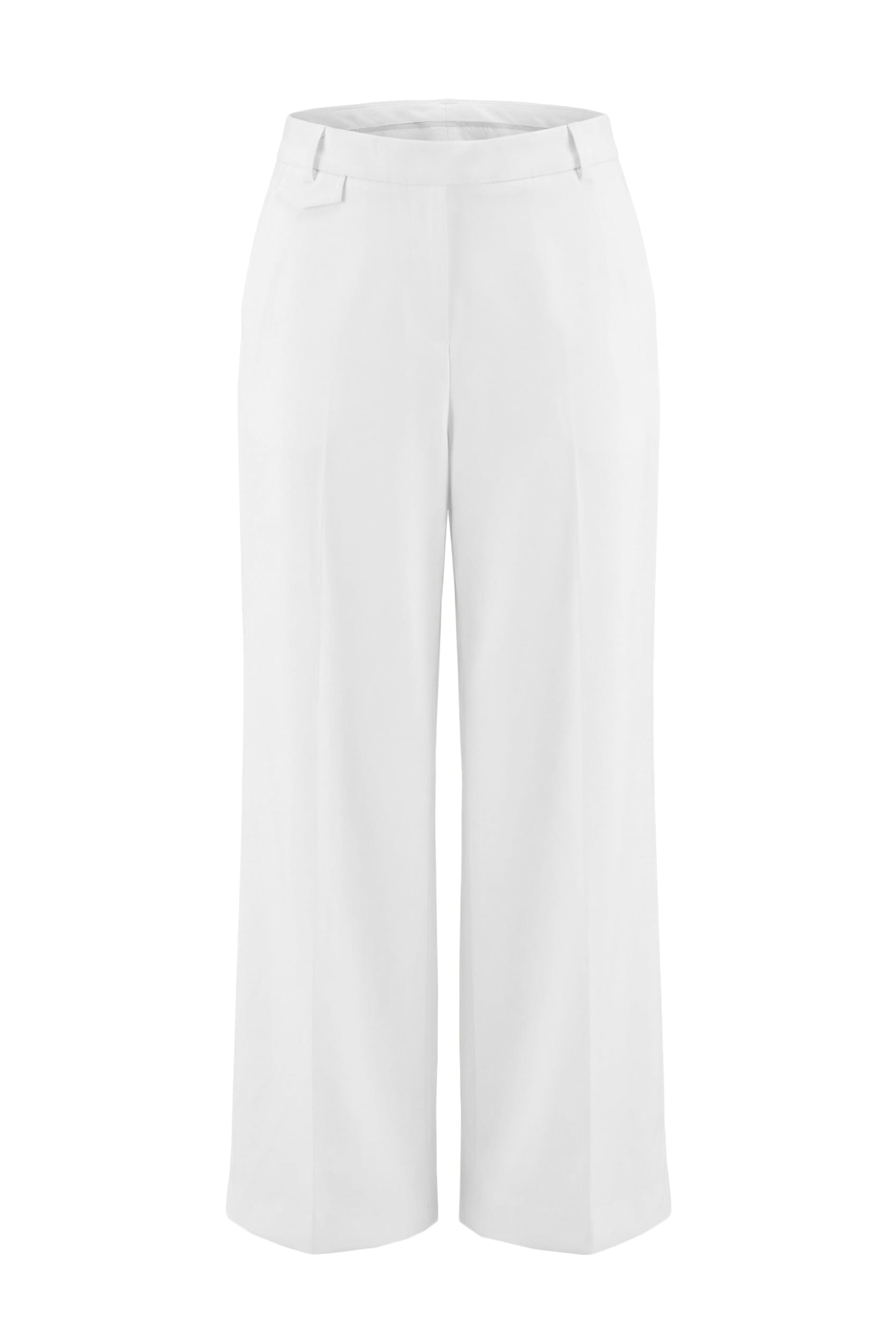 Anne Klein Plus Size Pull on Flap Pocket Wide Leg Pant