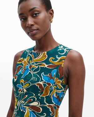 Anne Klein Jewel Neck Sheath Dress