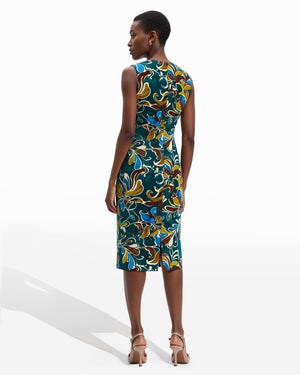 Anne Klein Jewel Neck Sheath Dress