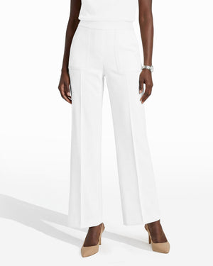 Anne Klein Pull-On Wide Leg Cargo Pocket Pants