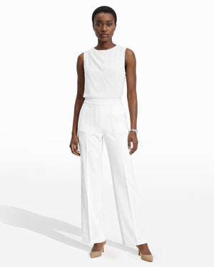 Anne Klein Pull-On Wide Leg Cargo Pocket Pants