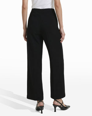 Anne Klein High Rise Pull-On Cropped Wide Leg Pants