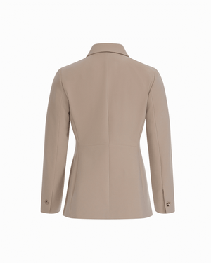 Anne Klein Two Button Notched Collar Pocket Jacket
