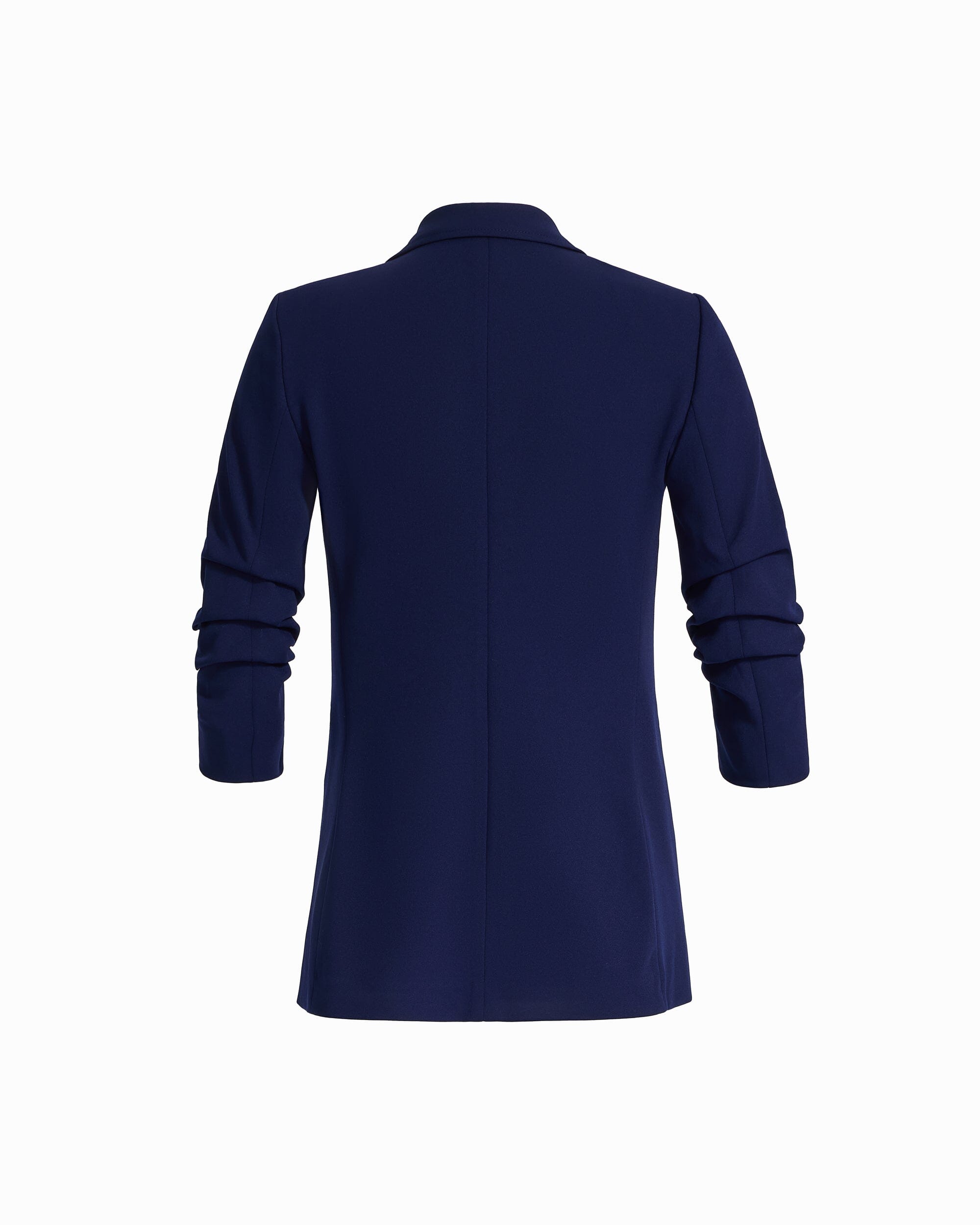 Anne Klein Open Front Scrunch Sleeve Jacket