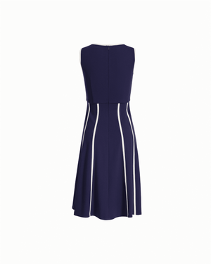 tommy hilfiger metallic fit and flare dress Tommy Hilfiger Womens Petites Metallic Mini Fit & Flare Dress Black 8P