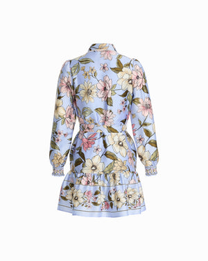 Anne Klein Tiered Construction Shirt Dress