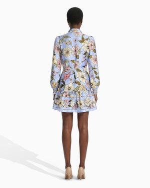 Anne Klein Petite Tiered Construction Shirt Dress