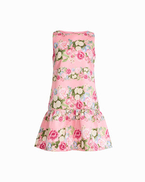 Anne Klein Boat Neck Flounce Shift silhouette Dress