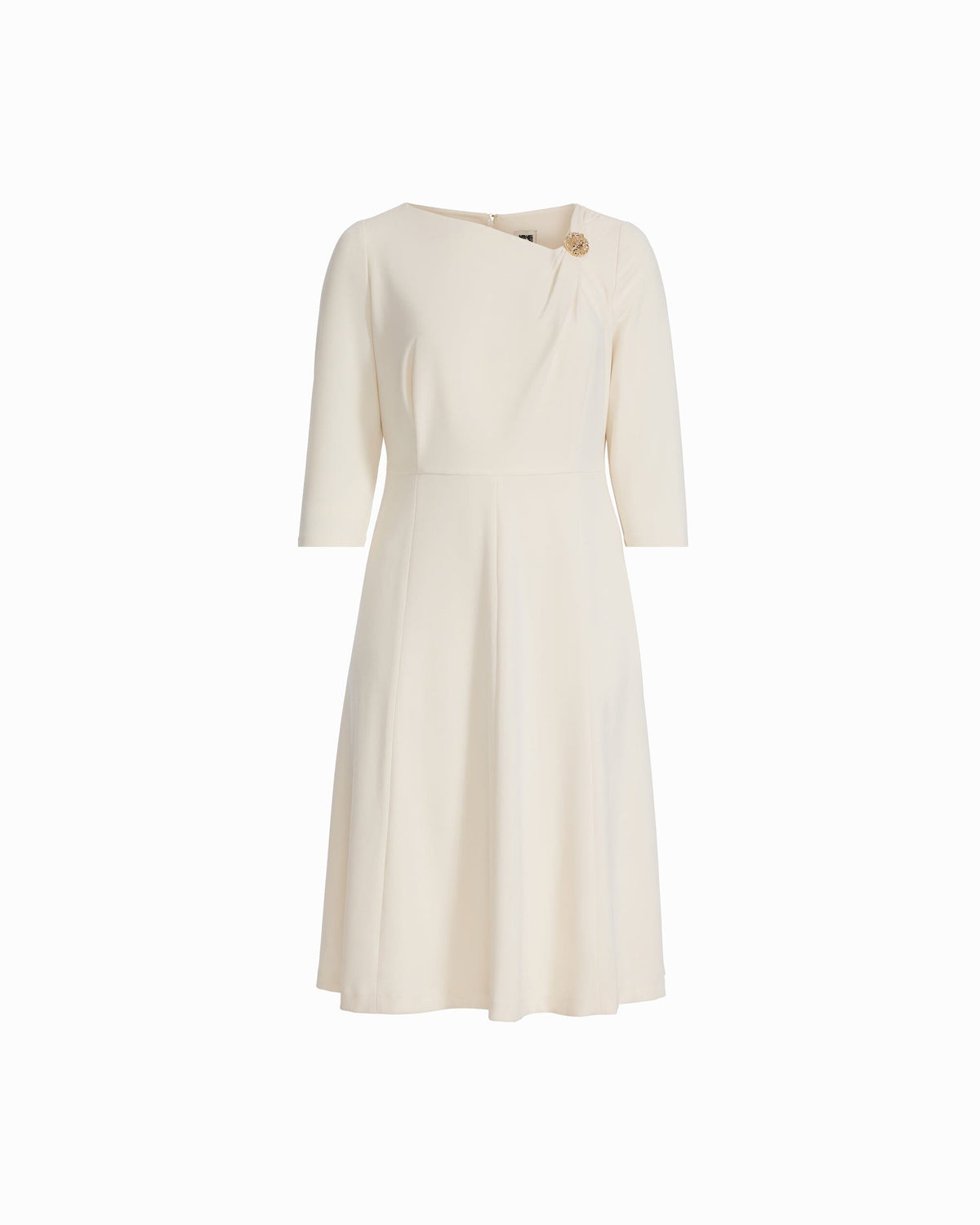 Anne Klein Shoulder Pin Midi Dress