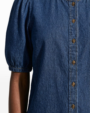 Anne Klein Gathered Short Sleeve Blouse