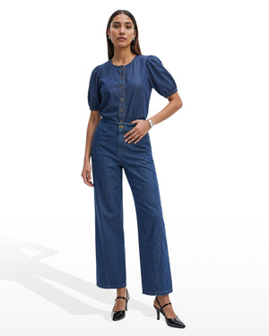 Anne Klein Wide Leg Pants with Curved Side Seams