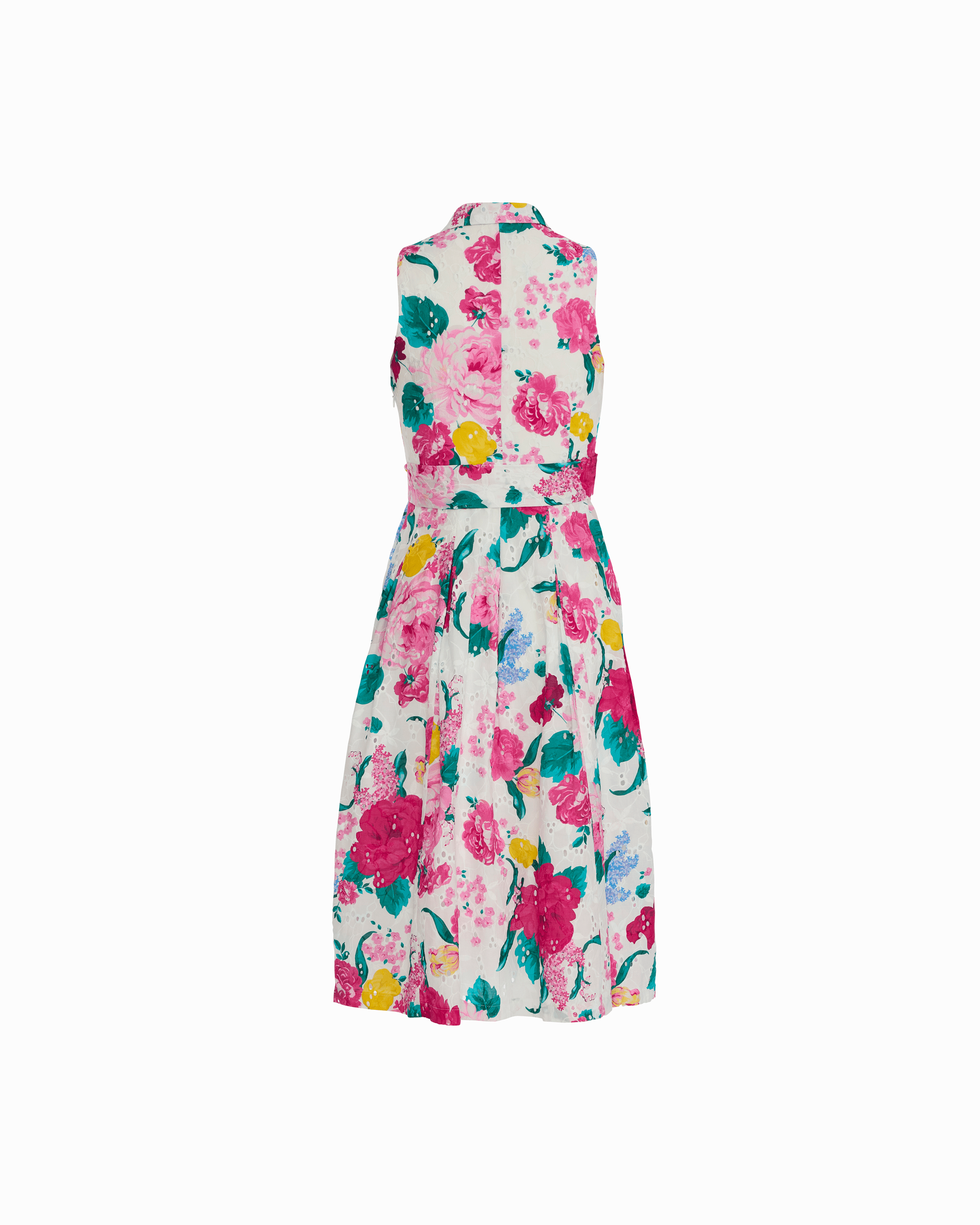 Anne Klein Petite Notched Collar Wrap Dress with Full Skirt