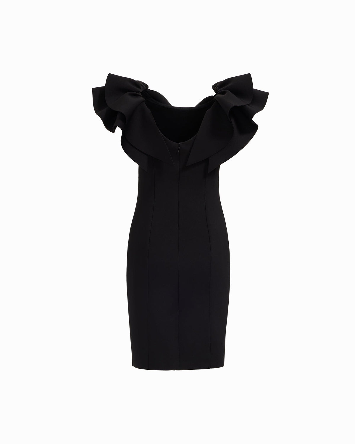 Anne Klein Ruffle Detail Shoulder Sheath Dress