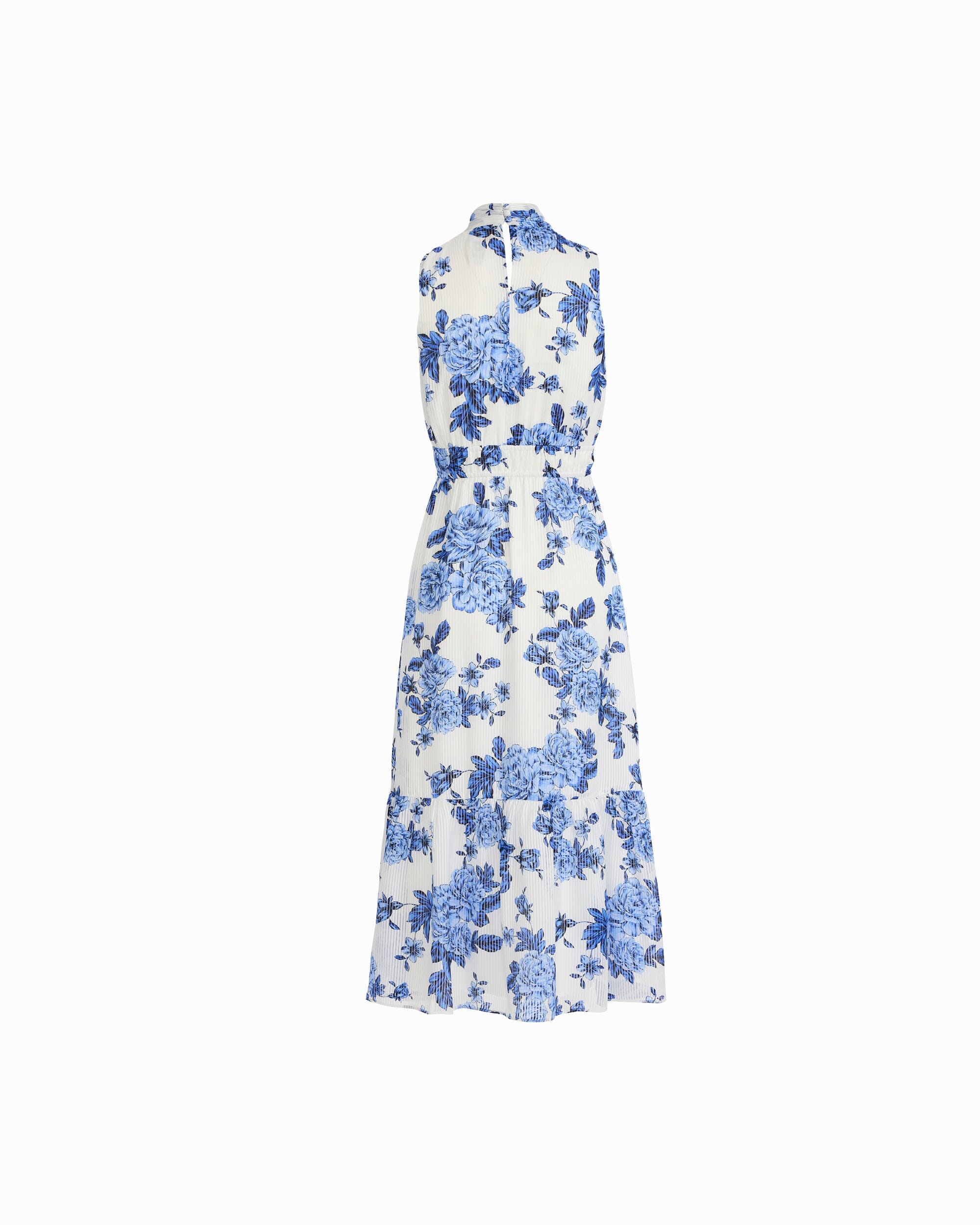 anne klein dot print midi dress Dot Print Faux Wrap Dress