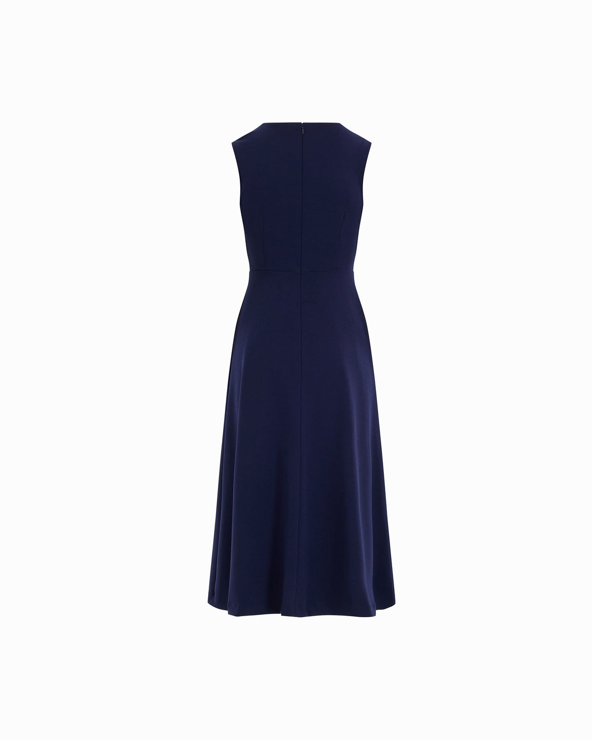 Anne Klein Twist Detail Front A-Line Midi Dress