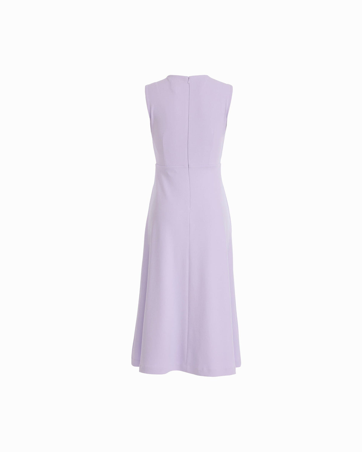 Anne Klein Twist Detail Front A-Line Midi Dress