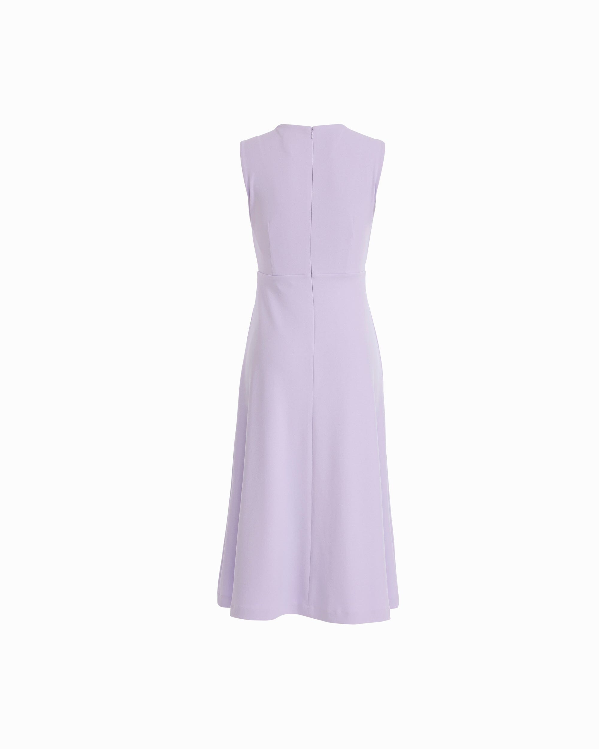 Anne Klein Twist Detail Front A-Line Silhouette Midi length Dress