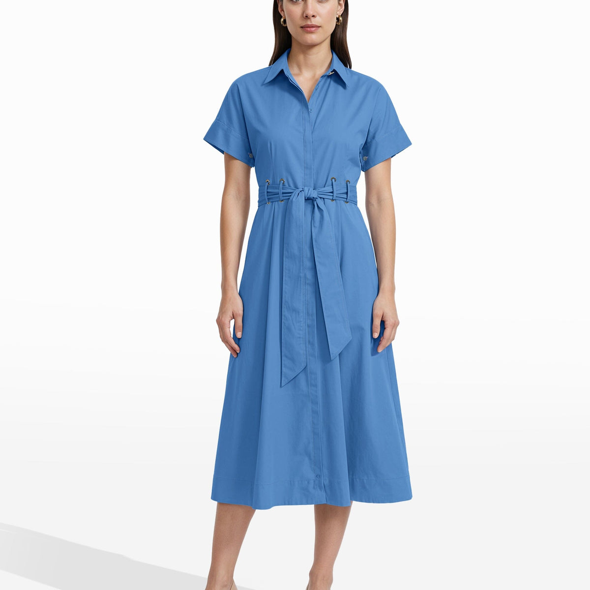 Anne Klein Grommet Shirtdress Anne Klein Grommet Shirtdress