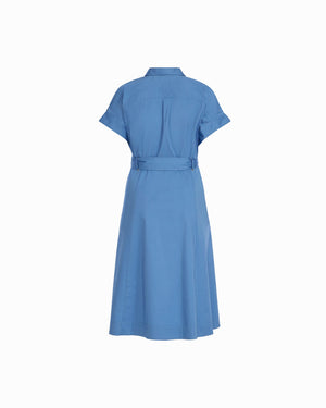 Anne Klein Plus Size Shirt Dress With Belt and Loop Detail