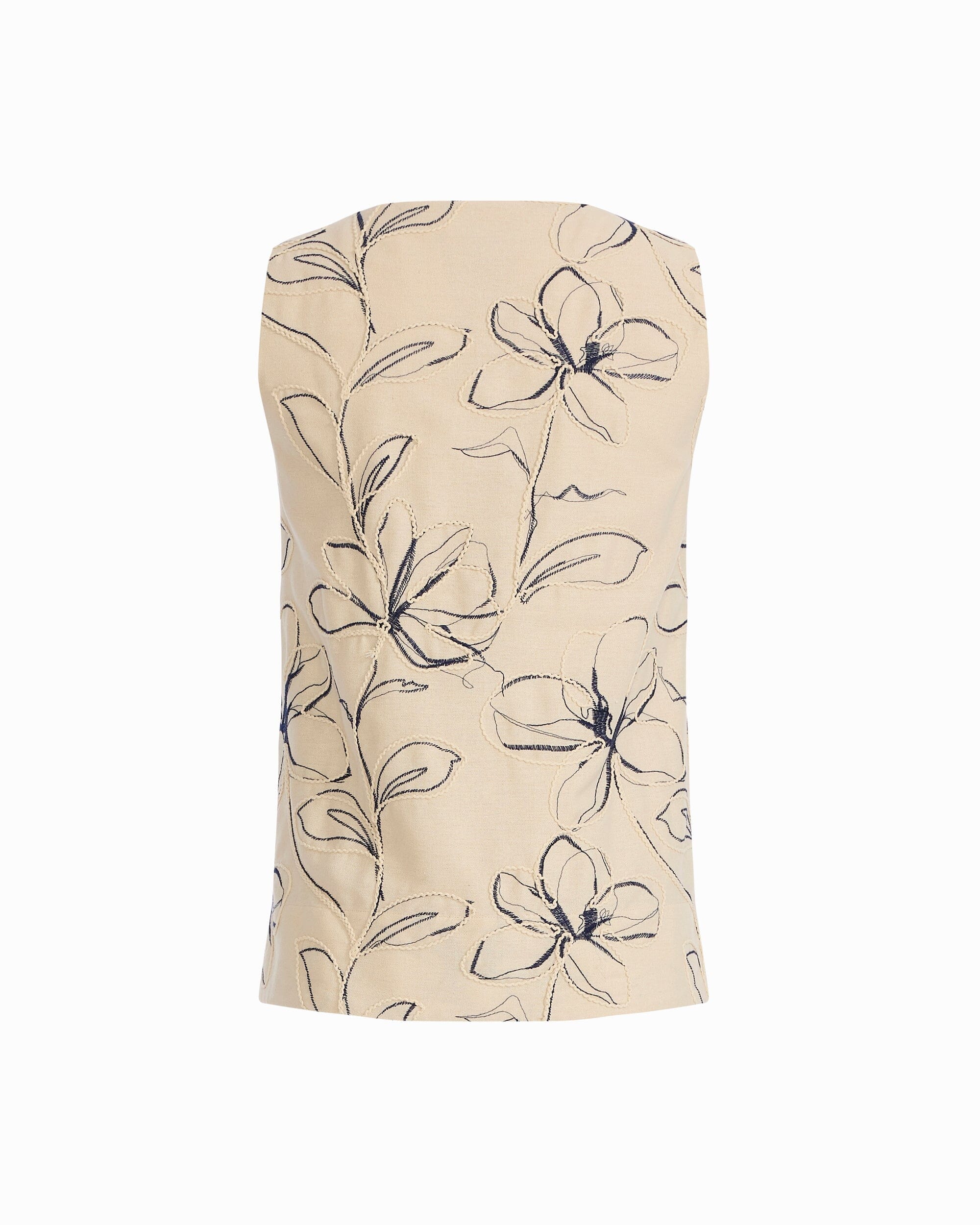 Anne Klein Petite Shell Top with Tall Hem