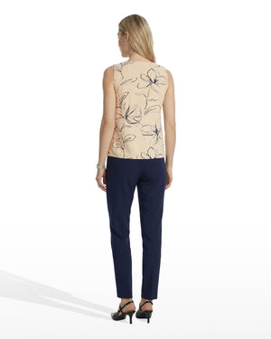Anne Klein Shell Top with Tall Hem