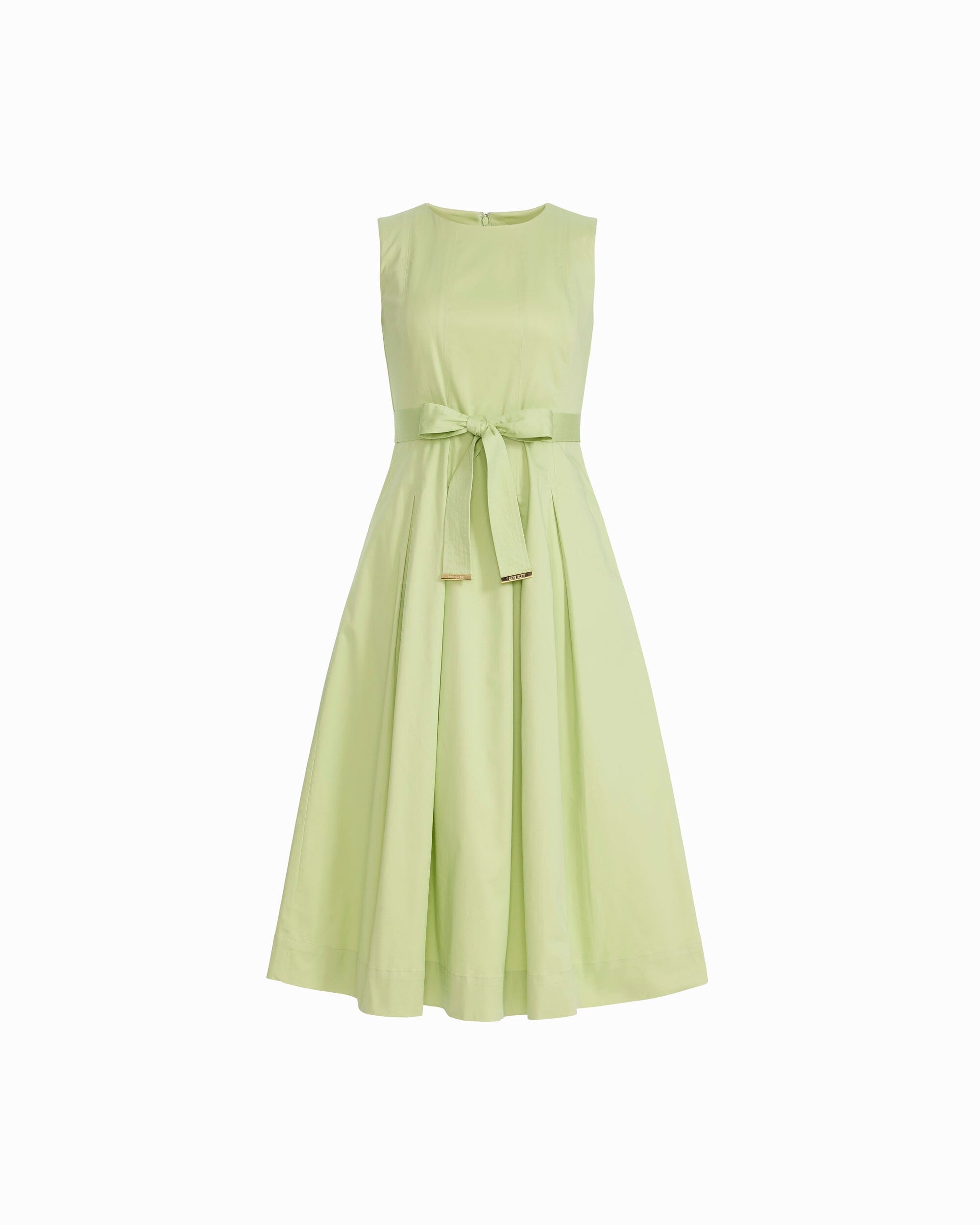 Anne Klein Paneled Bodice Jewel Neck Midi Dress Anne Klein Paneled Bodice Jewel Neck Midi Dress