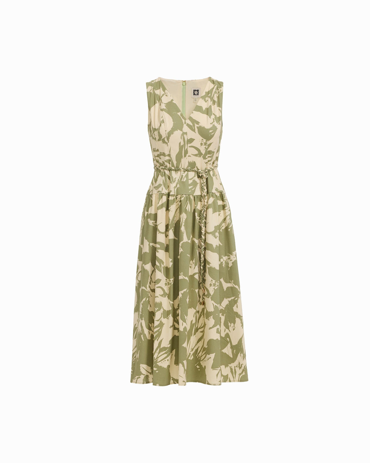 Anne Klein V-Neck Seam Detail Patio Dress