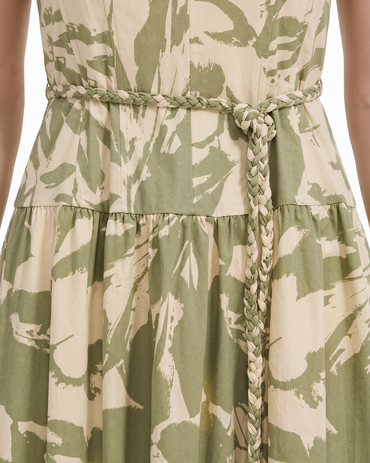 Anne Klein V-Neck Seam Detail Patio Dress