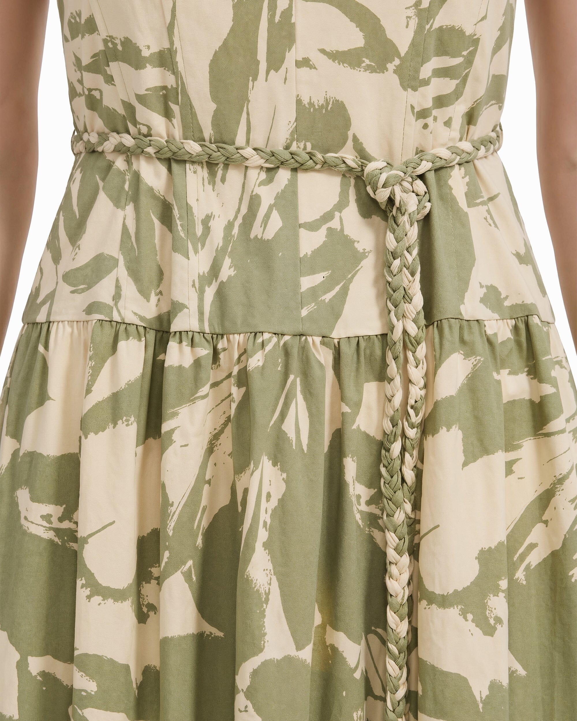 Anne Klein V-Neck Seam Detail Patio Dress
