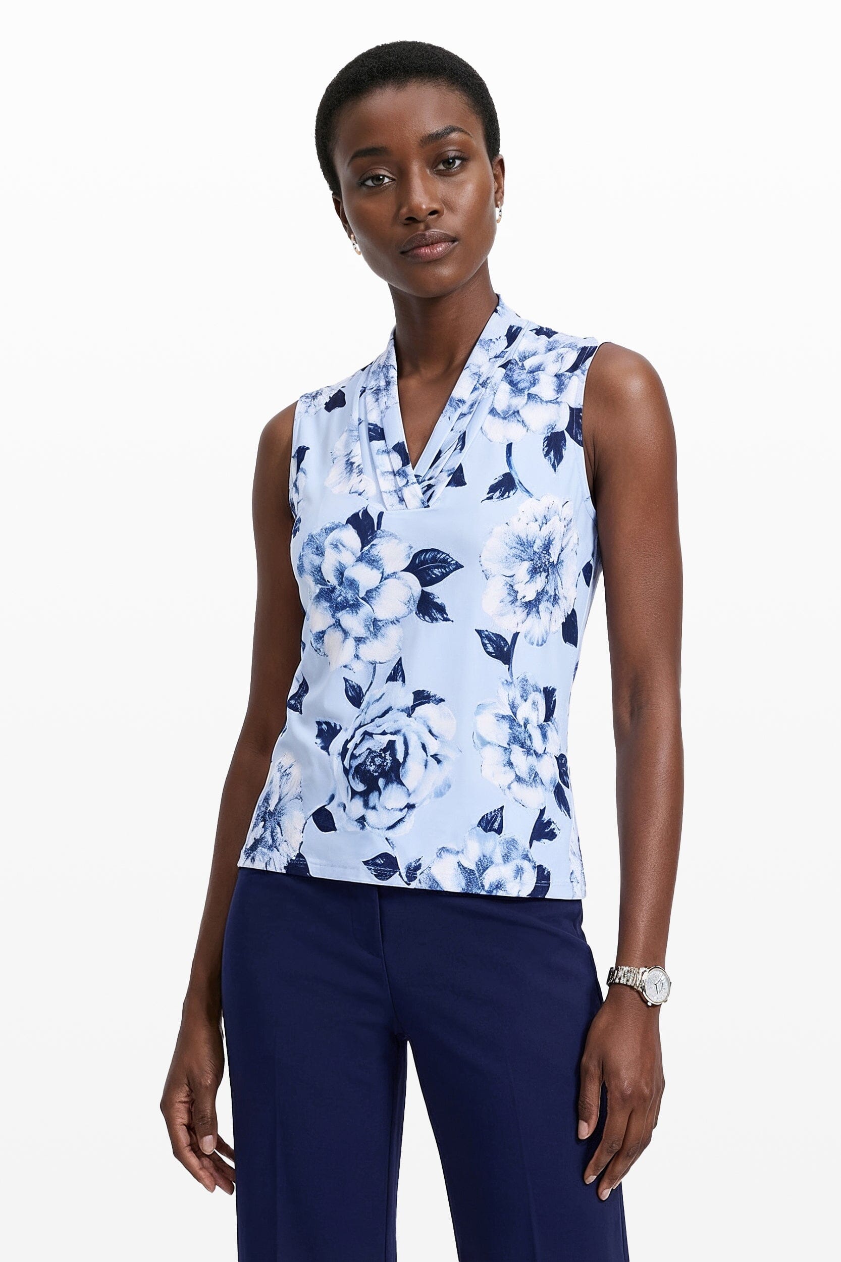 Anne Klein Petite Triple Pleat Skirt