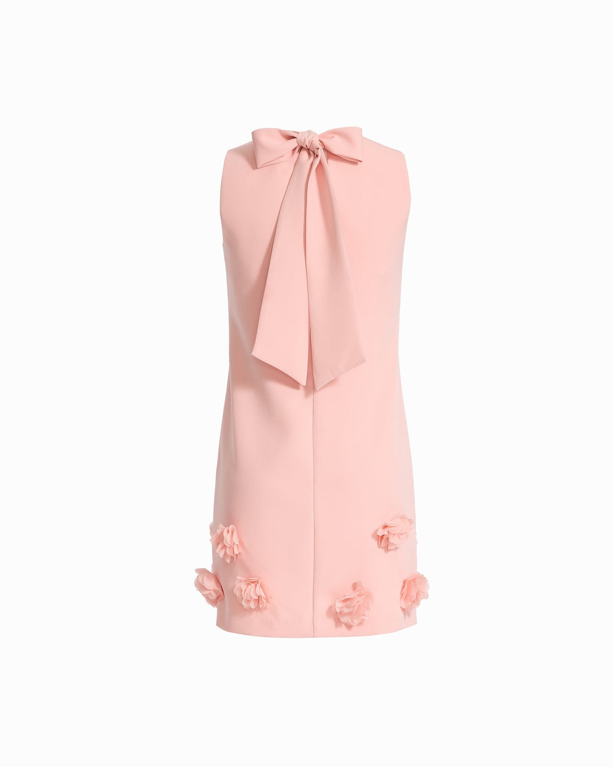 Anne Klein Sleeveless Shift Dress with Rosette Detail