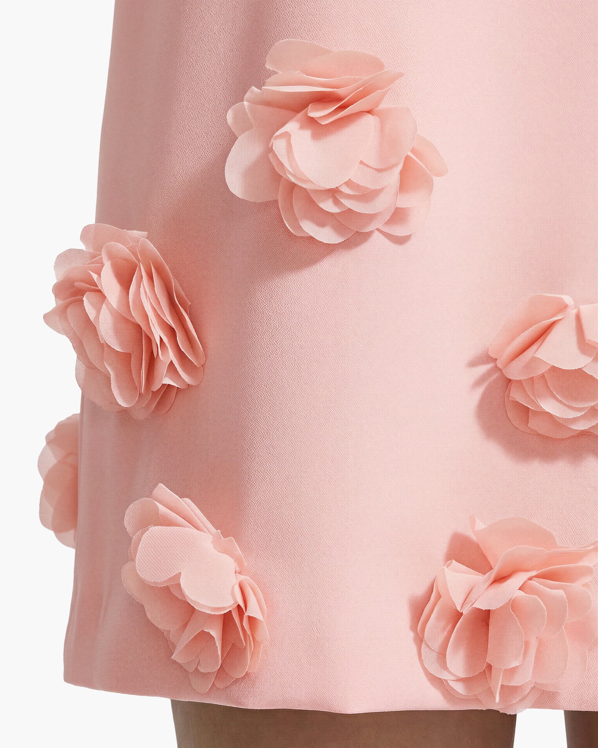 Anne Klein Sleeveless Shift Silhouette Dress with Rosette Detail