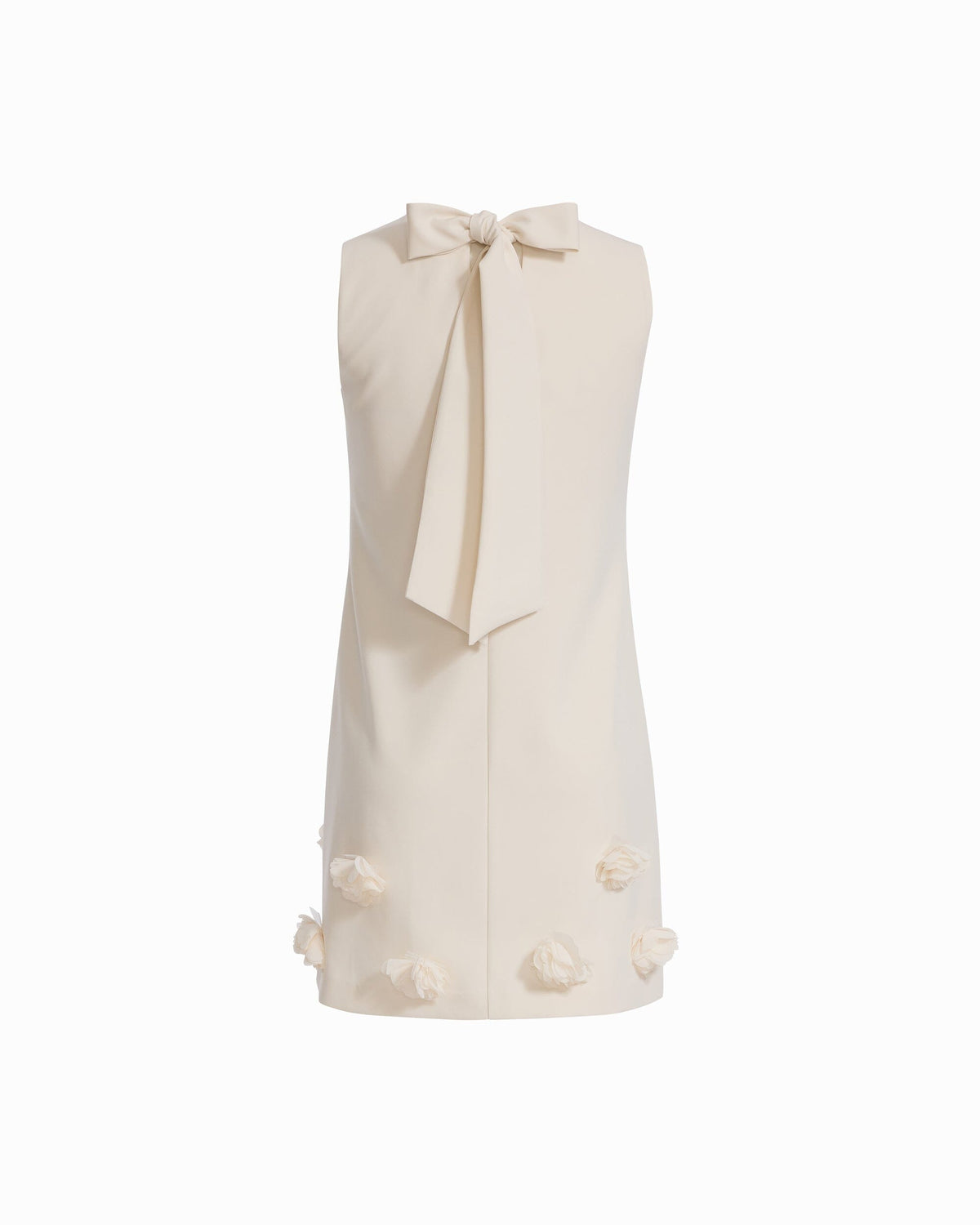 Anne Klein Sleeveless Shift Dress with Rosette Detail