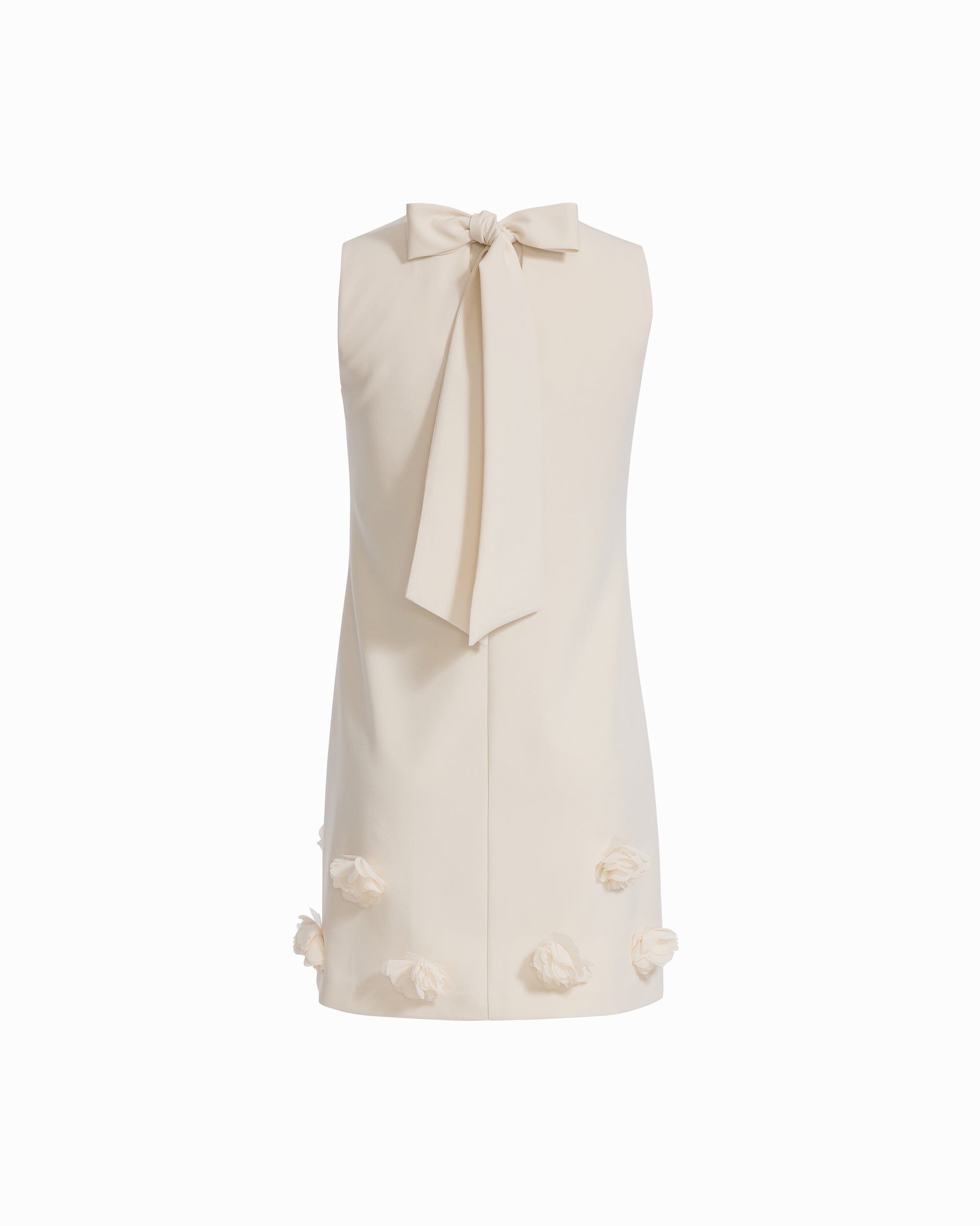 Anne Klein Sleeveless Shift Silhouette Dress with Rosette Detail