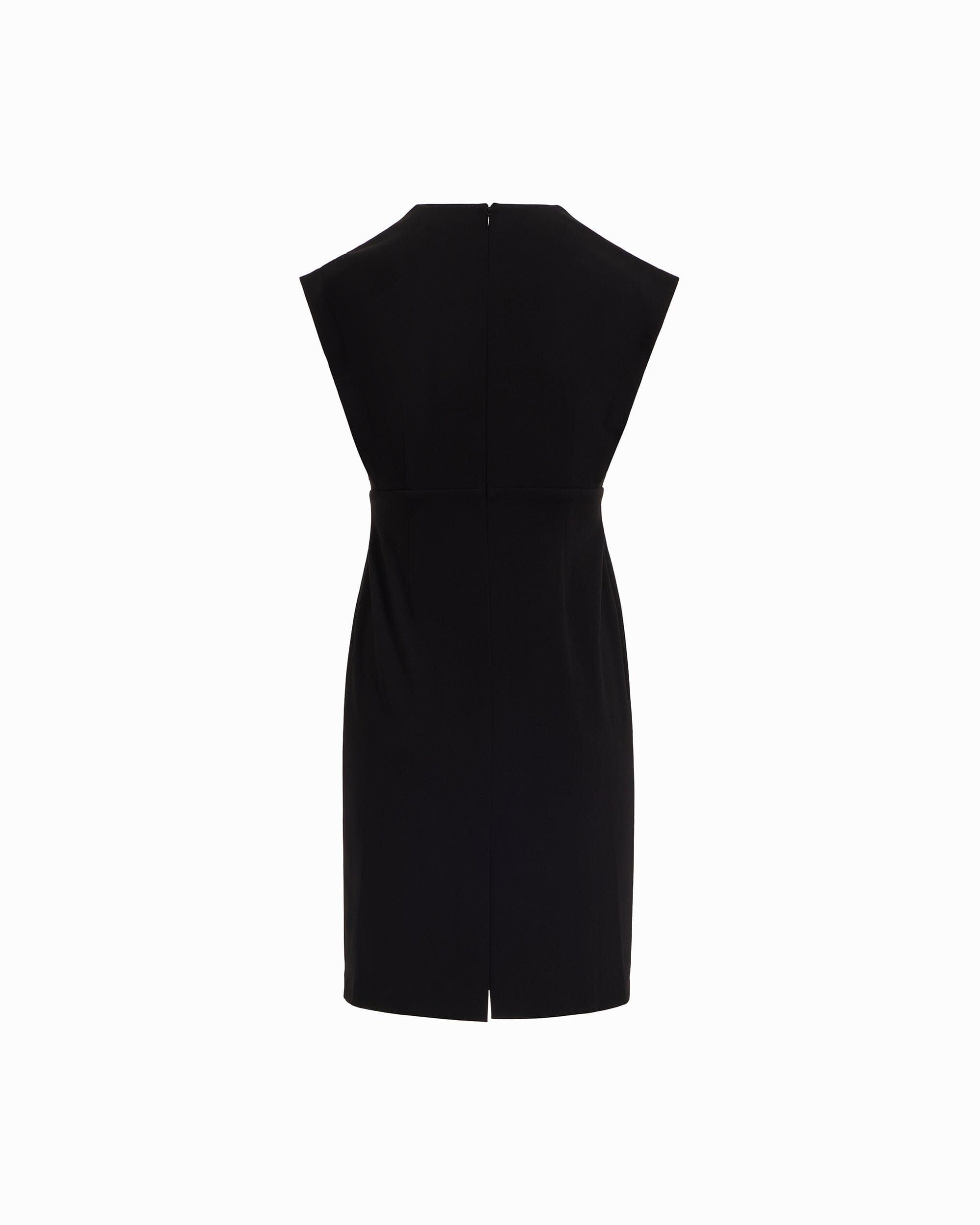 Anne Klein Pleated Bodice Sheath Silhouette Dress
