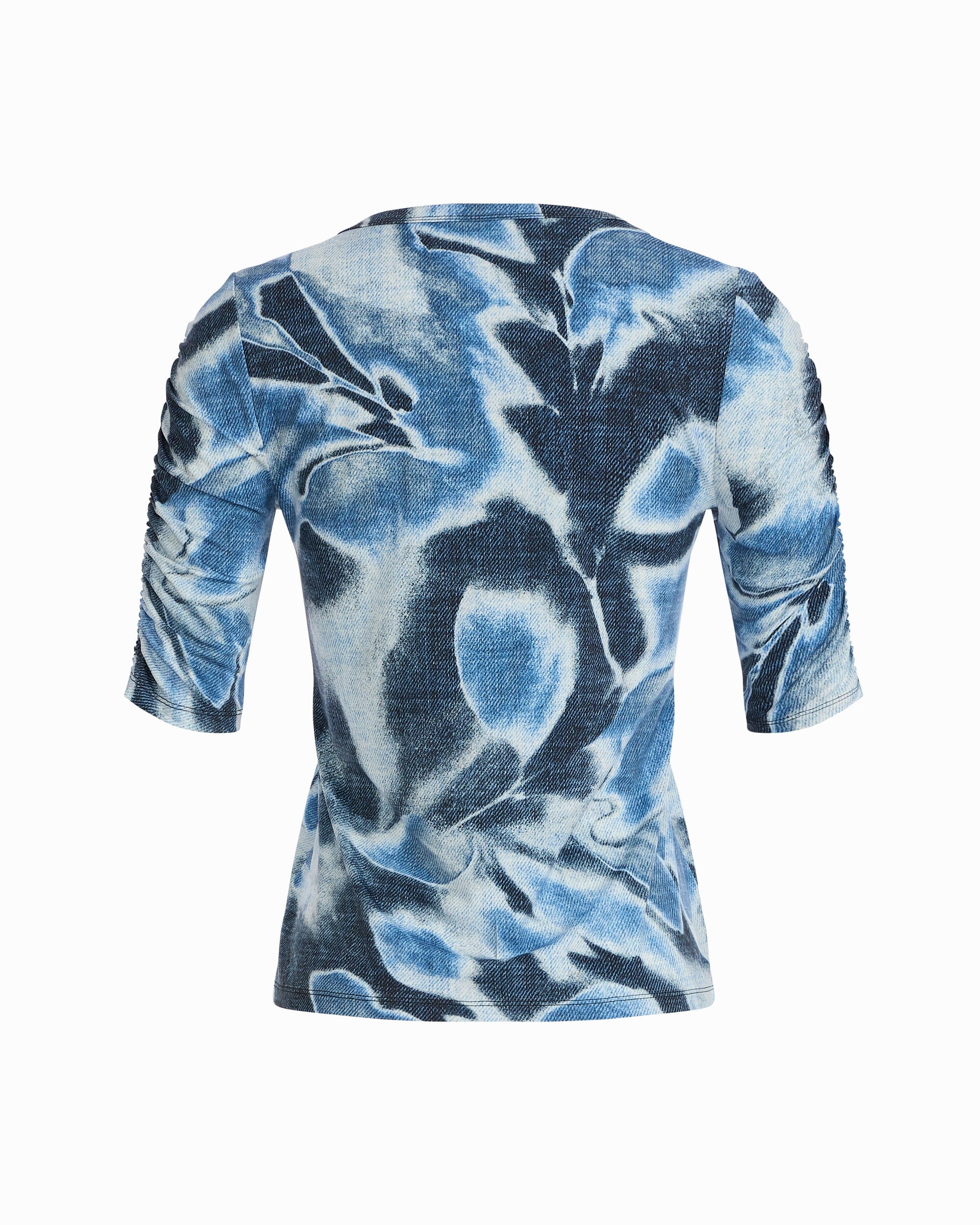 Anne Klein Elbow Ruched Sleeve Top